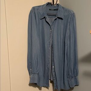 Ralph Lauren Denim Blue Button-Down Shirt